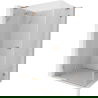 Mexen Lunar L Duschkabine, schwenkbar, links, 90 x 70 cm, transparent, gebürstetes Kupfer - 834L-090-070-65-00-L