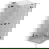 Mexen Lunar L Duo draaideur douchecabine 105 x 105 cm, transparant, zwart - 834L-105L-105P-70-00