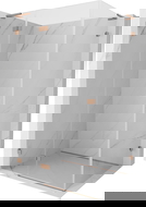 Mexen Lunar L καμπίνα ντους ανοιγόμενη αριστερή 100 x 80 cm, διάφανη,