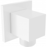 Mexen Cube conexión angular, blanca - 79340-20