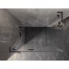 Mexen Lunar L kabina prysznicowa uchylna lewa 90 x 80 cm, transparent, gun gray szczotkowany - 834L-090-080-66-00-L