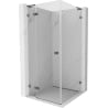 Mexen Lunar L cabine de douche battante gauche 100 x 100 cm, transparent, gris canon brossé - 834L-100-100-66-00-L