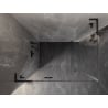 Mexen Lunar L cabine de douche pivotante gauche 95 x 80 cm, transparent, noir - 834L-095-080-70-00-L
