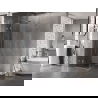 Mexen Lunar L douchecabine scharnierend links 70 x 70 cm, transparant, geborsteld nikkel - 834L-070-070-97-00-L