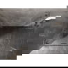 Mexen Lunar L Duschkabine schwenkbar links 100 x 70 cm, transparent, gebürstetes Nickel - 834L-100-070-97-00-L