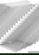 Mexen Lunar L Duschkabine links 90 x 80 cm, transparent, gebürsteter Nickel - 834L-090-080-97-00-L