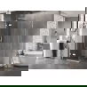 Mexen Lunar Duschkabine, schwenkbar links 80 x 80 cm, transparent, weiß - 834-080-080-20-00-L