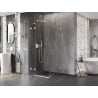 Mexen Lunar hinged shower enclosure left 100 x 100 cm, transparent, white - 834-100-100-20-00-L