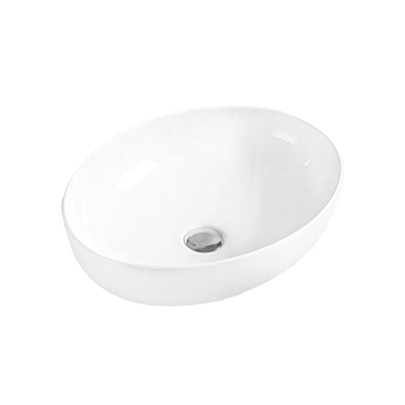 Mexen Jowita Aufsatzwaschbecken 52 x 39 cm, weiß - 21355200