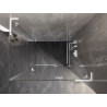 Mexen Lunar L kabina za tuširanje desna preklopna 90 x 80 cm, prozirna, bijela - 834L-090-080-20-00-P