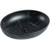 Mexen Orsola opbouw wastafel 52 x 39 cm, zwarte steen - 21365271