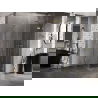 Mexen Lunar L douchecabine met openslaande rechterdeur 70 x 70 cm, transparant, goud - 834L-070-070-50-00-P