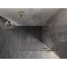 Mexen Lunar L cabine de douche pivotante droite 70 x 70 cm, transparent, doré - 834L-070-070-50-00-P