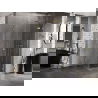 Mexen Lunar L draaideur douchecabine rechts 80 x 80 cm, transparant, geborsteld goud - 834L-080-080-55-00-P