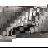 Mexen Lunar L Duschkabine, rechts öffnend, 95 x 80 cm, transparent, gebürstetes Gold - 834L-095-080-55-00-P