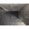 Mexen Lunar L right hinged shower enclosure 90 x 90 cm, transparent, brushed gold - 834L-090-090-55-00-P