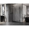 Mexen Lunar L Duo avanev dušinurk vasak 85 x 70 cm, läbipaistev, püssimetall - 834L-085L-070P-95-00