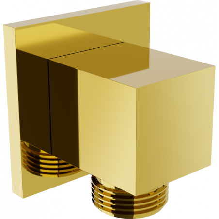 Mexen Cube przyłącze kątowe, złote - 79340-50