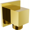 Mexen Cube angled connection, gold - 79340-50