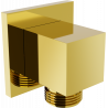 Mexen Cube przyłącze kątowe, złote - 79340-50
