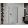 Mexen Roma 80 x 80 cm Hinged Shower Enclosure, transparent, chrome - 854-080-080-01-00