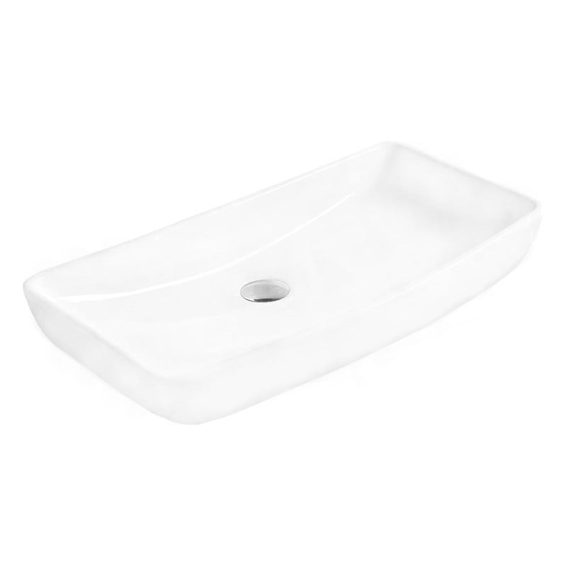 Mexen Moira Waschbecken Aufsatzwaschbecken 60 x 39 cm, weiß - 21386000