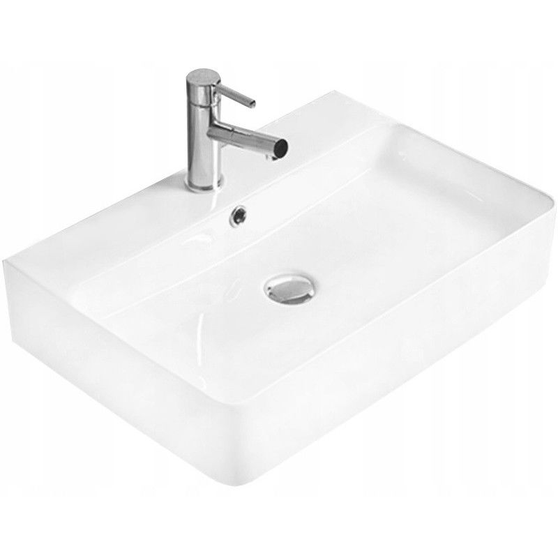 Mexen Benita Countertop Washbasin 60 x 41 cm, White - 21396000