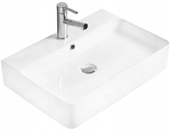 Mexen Benita pealispaigaldatav valamu 60 x 41 cm, valge - 21396000