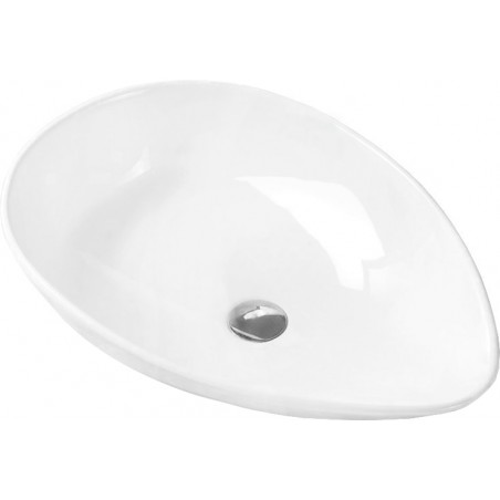 Mexen Livia 65 x 44 cm ülalett paigaldatav valamu, valge - 21416500