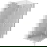 Mexen Lunar L Duo draaideur douchecabine 75 x 75 cm, transparant, geborsteld nikkel - 834L-075L-075P-97-00