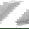 Mexen Lunar L Duschkabine aufklappbar rechts 100 x 100 cm, transparent, gebürstetes Nickel - 834L-100-100-97-00-P