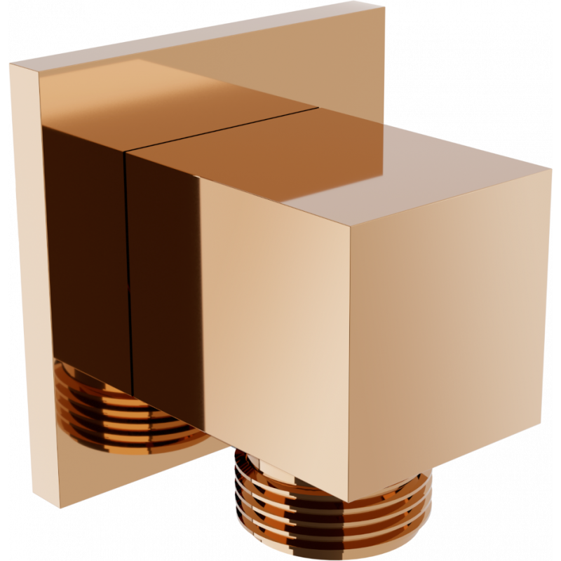 Mexen Cube raccord coudé, or rose - 79340-60