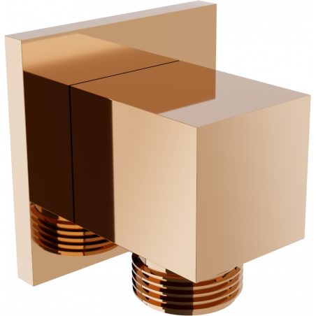 Mexen Cube raccord coudé, or rose - 79340-60