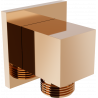Mexen Cube raccord coudé, or rose - 79340-60