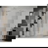 Mexen Roma cabine de douche pivotante 110 x 100 cm, transparent, chrome - 854-110-100-01-00
