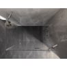 Cabine de douche à charnière droite Mexen Lunar 85 x 80 cm, transparent, chrome - 834-085-080-01-00-P
