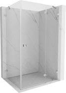 Mexen Lunar dušinurga pööratav uks, parem 100 x 90 cm, läbipaistev, kroom - 834-100-090-01-00-P