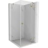 Mexen Lunar cabine de douche battante droite 100 x 100 cm, transparent, or - 834-100-100-50-00-P