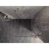 Mexen Lunar cabine de douche battante droite 100 x 100 cm, transparent, or - 834-100-100-50-00-P