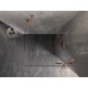 Mexen Lunar cabine de douche à charnière droite 70 x 70 cm, transparent, cuivre brossé - 834-070-070-65-00-P