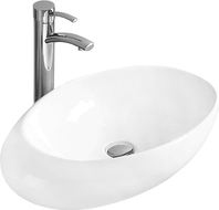 Mexen Malwa lavabo da appoggio 59 x 36 cm, bianco - 21435900