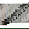 Mexen Roma douchecabine, openslaand 100 x 70 cm, transparant, goud - 854-100-070-50-00