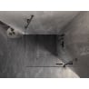 Mexen Lunar Duschkabine Anschlagtür rechts 70 x 70 cm, transparent, gebürstet Gun Gray - 834-070-070-66-00-P