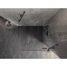 Mexen Lunar kabina prysznicowa uchylna prawa 80 x 80 cm, transparent, gun metal - 834-080-080-95-00-P