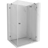 Mexen Lunar cabine de douche pivotante droite 95 x 90 cm, transparent, gun metal - 834-095-090-95-00-P