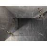Mexen Lunar dušinurk vasakpoolne 95 x 80 cm, läbipaistev, kuldne - 834-095-080-50-00-L