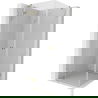 Mexen Lunar douchecabine draaibaar links 100 x 100 cm, transparant, goud - 834-100-100-50-00-L