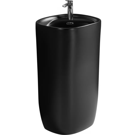 Mexen Irma freistehendes Waschbecken 50 x 46 cm, schwarz matt - 26145170
