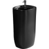 Mexen Irma freistehendes Waschbecken 50 x 46 cm, schwarz matt - 26145170