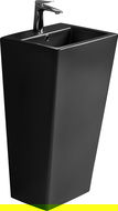 Mexen Liza freistehendes Waschbecken 43 x 38 cm, schwarz matt - 26154470